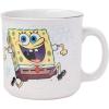 Silver Buffalo Spongebob Squarepants I’m Ready Camper Ceramic Mug, 20 Ounces
