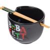 Silver Buffalo Star Wars Boba Fett Ceramic Ramen Noodle Rice Bowl with Chopsticks, Microwave Safe, 20 Ounces(Star Wars Boba Fett)