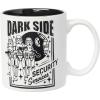 Silver Buffalo Star Wars Dark Side Security Wax Resist 20oz Ceramic Mug(Black/White)