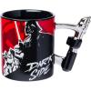 Silver Buffalo Star Wars Darth Vader Dark Side Shaped Handle 20oz Ceramic Mug