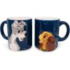 Silver Buffalo Star Wars Mandalorian and the Child 2 Pack Ceramic 3D Sculpted Mug Couple Set, 20 Ounces(Lady and the Tramp)