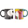 Silver Buffalo Star Wars Mandalorian and the Child 2 Pack Ceramic 3D Sculpted Mug Couple Set, 20 Ounces(Nightmare Before Christmas Jack and Sally)