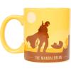 Silver Buffalo Star Wars The Coffee is Strong In This One Ceramic Camper-Style Coffee Mug, 20-Ounces(Mandalorian Desert Scene)