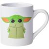 Silver Buffalo Star Wars The Coffee is Strong In This One Ceramic Camper-Style Coffee Mug, 20-Ounces(The Child Stands-White)