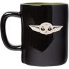 Silver Buffalo Star Wars The Coffee is Strong In This One Ceramic Camper-Style Coffee Mug, 20-Ounces(The Child Wax Resist)
