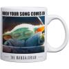 Silver Buffalo Star Wars The Coffee is Strong In This One Ceramic Camper-Style Coffee Mug, 20-Ounces(When your song comes on)