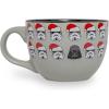 Silver Buffalo Star Wars Vader Bah Humbug Holiday Pattern, 24-Ounce Ceramic Soup Mug, 25, multicolor(Humbug Holiday)