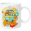 Silver Buffalo Strawberry Shortcake and Custard “Have a Berry Nice Day” Ceramic Mug, 20 Ounces(White/Multi)