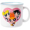 Silver Buffalo The Powerpuff Girls Featuring Bubbles, Blossom, and Buttercup Townsville Ceramic Camper Mug, 20 Ounces(The Powerpuff Girls)
