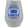 Silver Buffalo Winnie The Pooh Up and Away Double Wall Stainless Steel Stemless Tumbler w/Lid, 10-Ounces(The Office Employee of the Month)