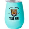 Silver Buffalo Winnie The Pooh Up and Away Double Wall Stainless Steel Stemless Tumbler w/Lid, 10-Ounces(Tiger King)