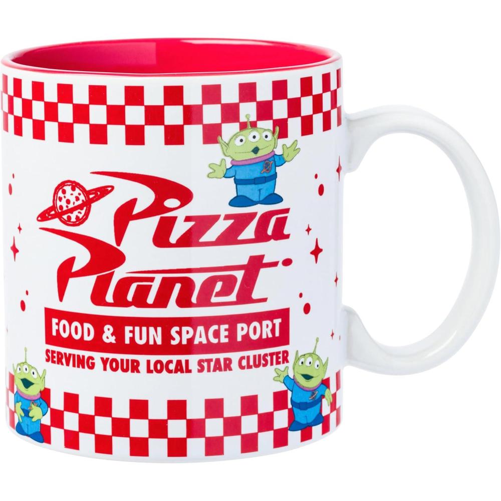 imageSilver Buffalo Disney Pixar Toy Story Ceramic Mug Featuring Pizza Planet Design 20 Ounces