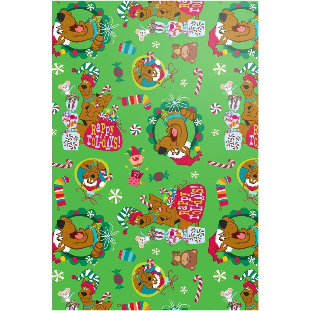 imageSilver Buffalo IT 12 Count Horror Printed Wrapping Paper Featuring Pennywise 20quot x 30quotScoobyDoo