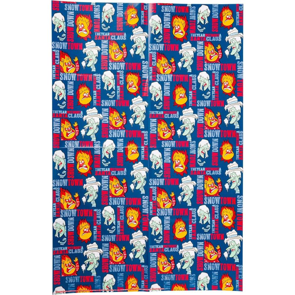 imageSilver Buffalo IT 12 Count Horror Printed Wrapping Paper Featuring Pennywise 20quot x 30quotThe Year Without a Santa Claus