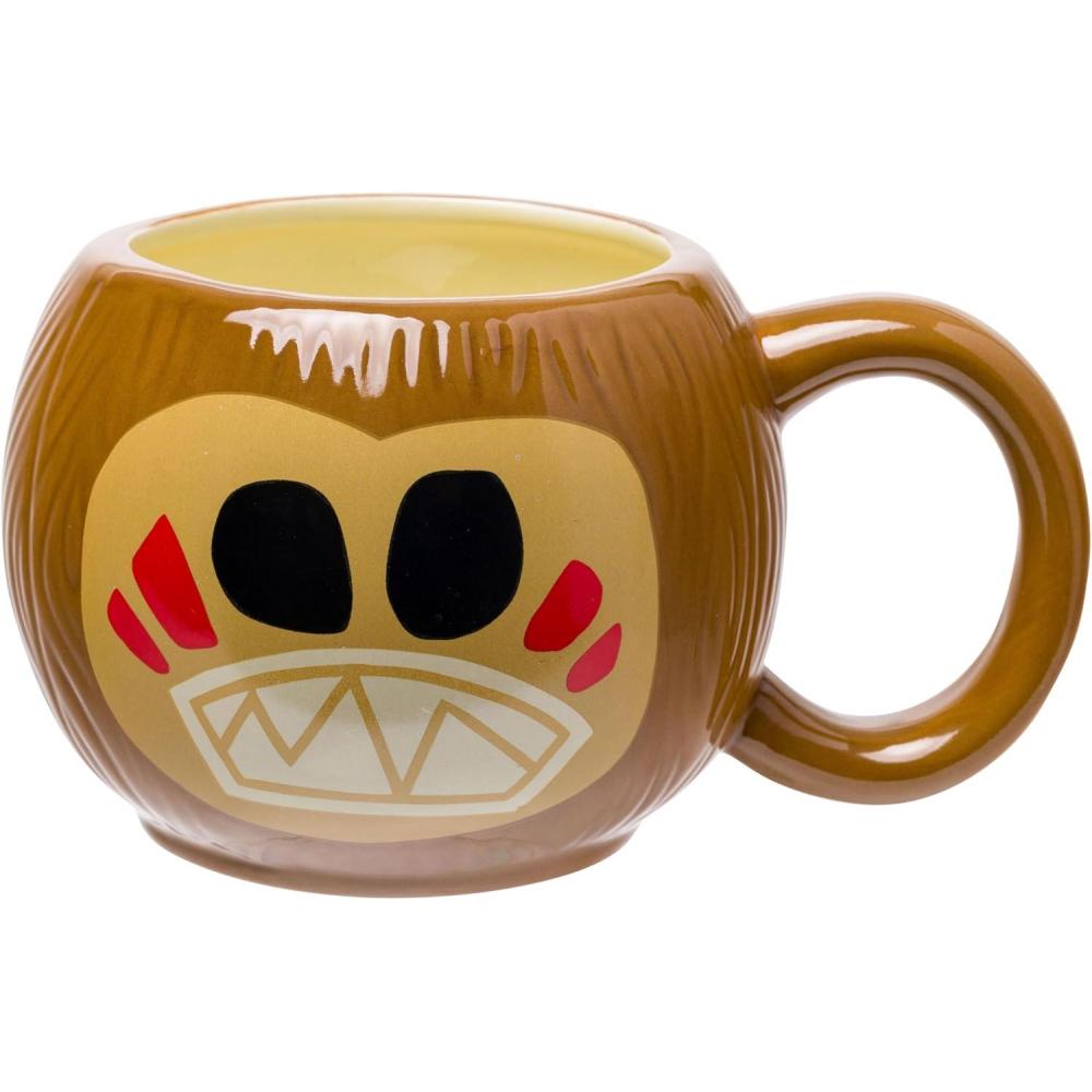 imageSilver Buffalo Moana Kakamora Face Ceramic 3D Sculpted MugBrownMulti