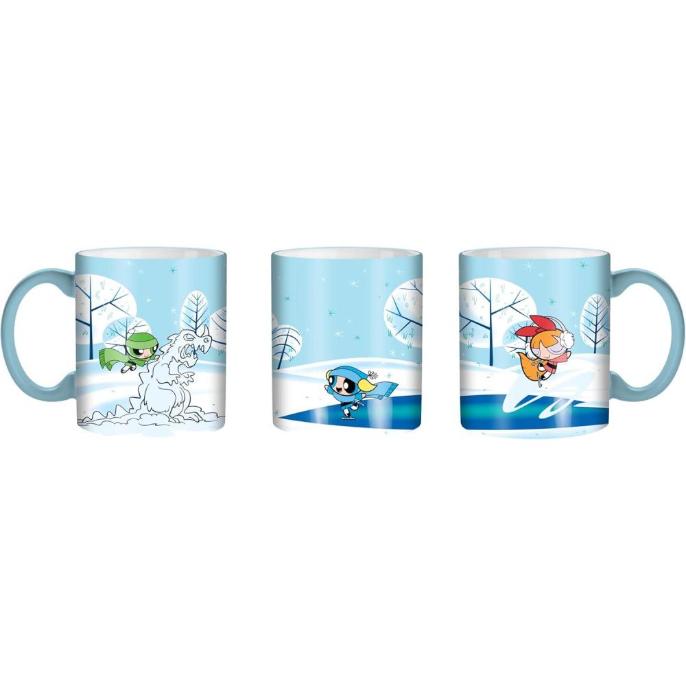 imageSilver Buffalo Peanuts Halloween Snoopy Trick Or Treat 20oz Ceramic MugBlueMulti