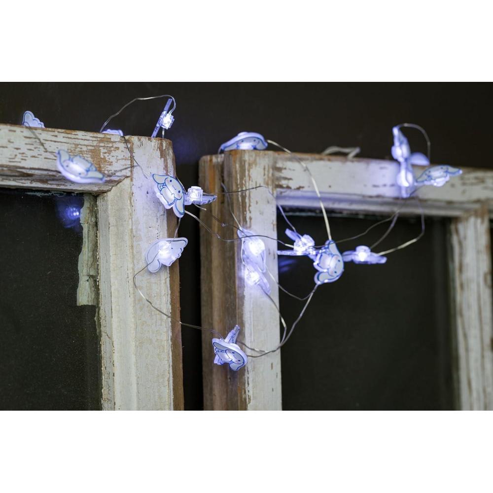 imageSilver Buffalo Sanrio Hello Kitty Strawberry Dress 20ct Decorative String Lights 7 Feet Long Battery Powered 2 AA Batteries Included Cool White LED Indoor Use OnlyKuromi
