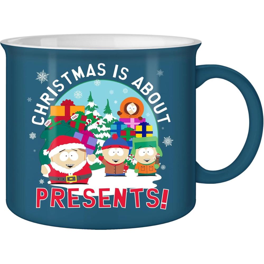 imageSilver Buffalo Scooby Doo Featuring Fred Shaggy Velma and Daphne Ceramic Camper Mug 20 OuncesBlueMulti