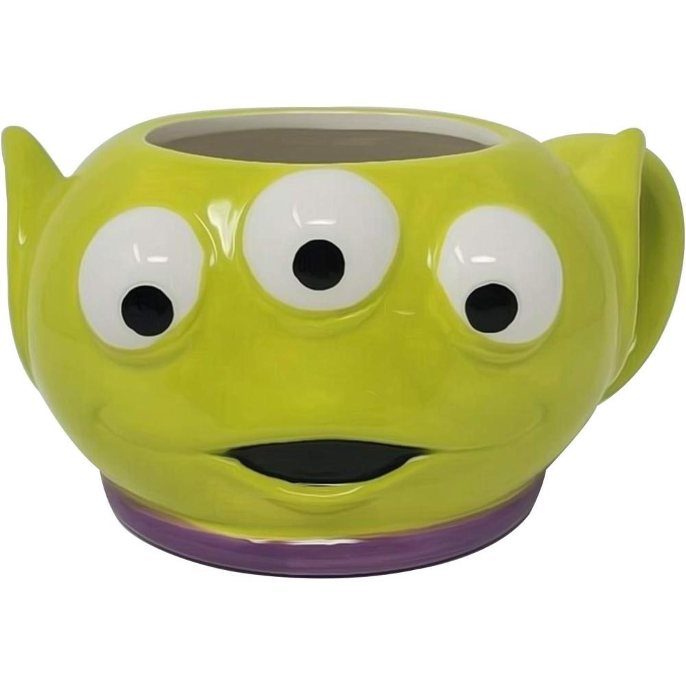 imageSilver Buffalo SpongeBob SquarePants 3D Sculpted Ceramic Mug 20 OuncesToy Story Alien Playtime Face