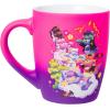 Silver Buffalo Care Bears Universal Monsters Group Cloud Scene Soft Touch Ombre 25oz Jumbo Curved Ceramic Mug