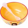 Silver Buffalo Chucky “He Wants You As a Best Friend” Ceramic Bowl with Color Changing Spoon, 28 Ounces