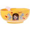 Silver Buffalo Chucky “He Wants You As a Best Friend” Ceramic Bowl with Color Changing Spoon, 28 Ounces
