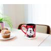 Silver Buffalo Disney Micky Minnie Heart Glitter Ceramic Coffee Mug, 14 Ounces(Minnie Mouse Dots)