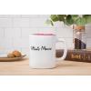 Silver Buffalo Disney Micky Minnie Heart Glitter Ceramic Coffee Mug, 14 Ounces(Minnie Mouse Wax Resist.)