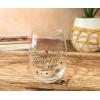 Silver Buffalo Gilmore Girls “I Love You a Thousand Yellow Daisies” Stemless Tear Drop Glass, 20 Ounces