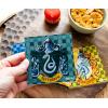 Silver Buffalo Gilmore Girls ‘Luke’s Diner’ Table Glass Coaster Set of 4(Harry Potter Hogwarts Houses 4-piece Glass)