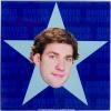 Silver Buffalo Gilmore Girls ‘Luke’s Diner’ Table Glass Coaster Set of 4(The Office Star Faces 4 Pcs Glass)