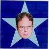 Silver Buffalo Gilmore Girls ‘Luke’s Diner’ Table Glass Coaster Set of 4(The Office Star Faces 4 Pcs Glass)