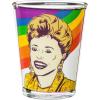 Silver Buffalo Golden Girls Rainbow Grid 4-Pack Mini Glass Set, 1.5 Ounces, Multicolor (GOL64064)(Rainbow Grid)