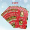 Silver Buffalo IT 12 Count Horror Printed Wrapping Paper Featuring Pennywise, 20″ x 30″(Buddy the Elf Santa’s Coming)