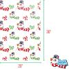 Silver Buffalo IT 12 Count Horror Printed Wrapping Paper Featuring Pennywise, 20″ x 30″(Frosty the Snowman Candy Cane)