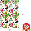 Silver Buffalo IT 12 Count Horror Printed Wrapping Paper Featuring Pennywise, 20″ x 30″(Looney Tunes)