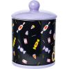 Silver Buffalo Lilo and Stitch Halloween Midnight Squiggles Give Me Candy Mummy 8″ 64oz Ceramic Cookie Jar