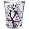 Silver Buffalo Nightmare Before Christmas Jack and Sally Geo Patterns 4pc 1.5oz Mini Glass Set