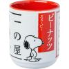 Silver Buffalo Peanuts 2 Pack Ceramic Asian Tea Cup Set Featuring Snoopy, Peppermint Patty, Linus, Marcie, and Charlie Brown, 12 Ounces