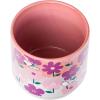 Silver Buffalo Peanuts 4” Snoopy Flower Pattern Reactive Glaze Ceramic Planter Pot