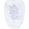 Silver Buffalo Peanuts Charlie Snoopy Woodstock 2pc 12.5oz. Double Walled Glass