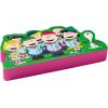 Silver Buffalo Peanuts Christmas Large Die Cut MDF Box Wall Sign Featuring Charlie Brown, Snoopy, Sally, Violet, Schroeder, Pig Pen, Linus, and Lucy