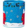 Silver Buffalo Peanuts Snoopy Snowy Dog House Foil 20oz Ceramic Mug