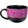 Silver Buffalo Peanuts Snoopy Woodstock Trick or Treat 24oz Ceramic Soup Mug