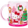 Silver Buffalo Sanrio Hello Kitty Holiday Glitter Glass Coffee Mug, 17.5 Ounces