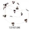 Silver Buffalo Sanrio Hello Kitty Strawberry Dress 20ct Decorative String Lights, 7 Feet Long, Battery Powered (2 AA Batteries Included), Cool White LED, Indoor Use Only(Hello Kitty Strawberry Dress)