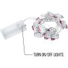 Silver Buffalo Sanrio Hello Kitty Strawberry Dress 20ct Decorative String Lights, 7 Feet Long, Battery Powered (2 AA Batteries Included), Cool White LED, Indoor Use Only(Central Perk)