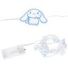 Silver Buffalo Sanrio Hello Kitty Strawberry Dress 20ct Decorative String Lights, 7 Feet Long, Battery Powered (2 AA Batteries Included), Cool White LED, Indoor Use Only(Kuromi)