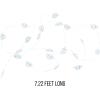 Silver Buffalo Sanrio Hello Kitty Strawberry Dress 20ct Decorative String Lights, 7 Feet Long, Battery Powered (2 AA Batteries Included), Cool White LED, Indoor Use Only(Kuromi)