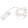 Silver Buffalo Sanrio Hello Kitty Strawberry Dress 20ct Decorative String Lights, 7 Feet Long, Battery Powered (2 AA Batteries Included), Cool White LED, Indoor Use Only(Hello Kitty Face With Pink Bow)